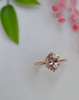 ‘Rumpus’ 2.28ct Morganite 18ct Rose Gold Ring