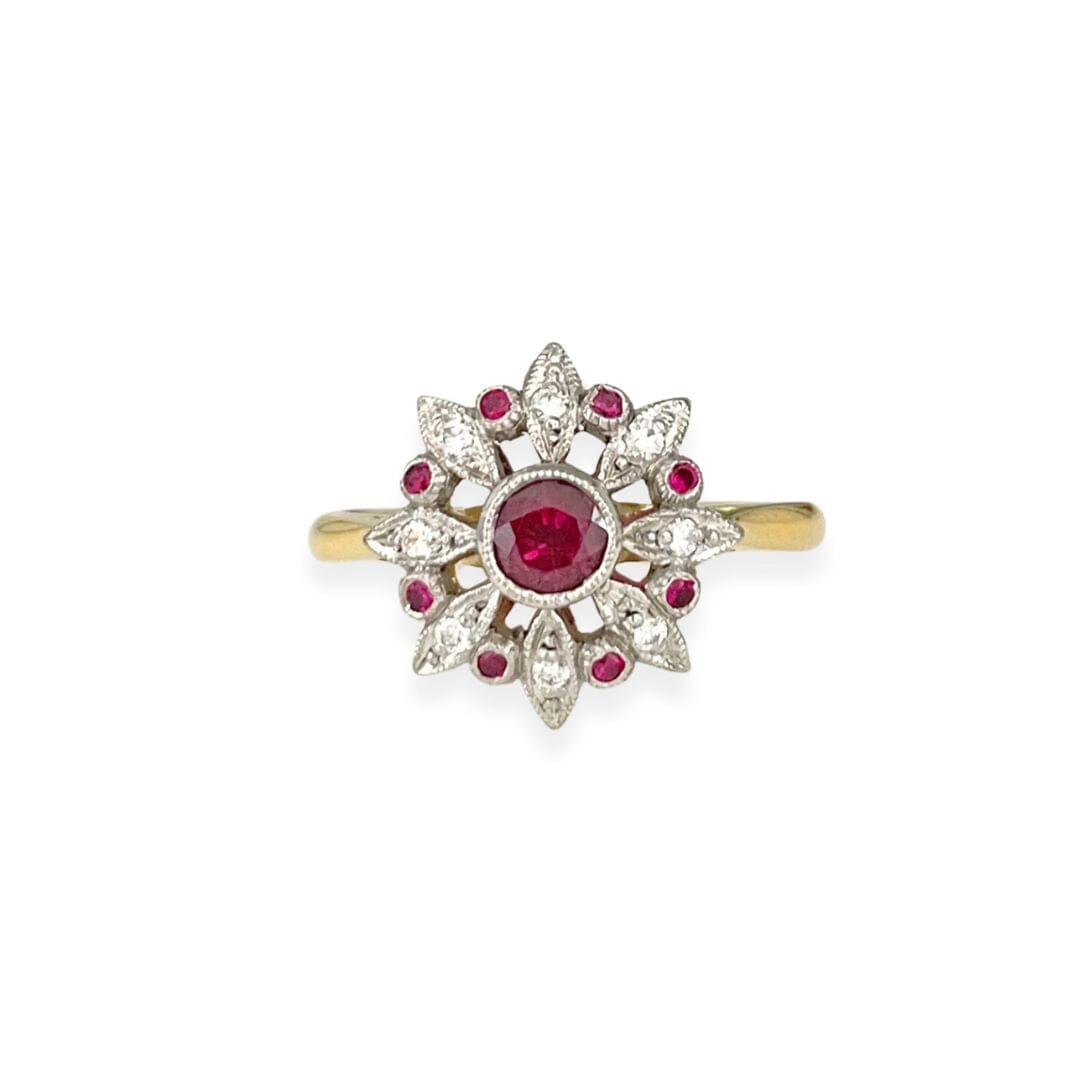 "Fireworks" 0.40ct Ruby Ring 