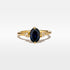 ‘Remy’ 1.23ct Blue Green Australian Sapphire & Diamond Ring Ring Jason Ree Design 