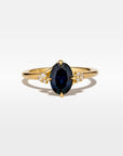 ‘Remy’ 1.23ct Blue Green Australian Sapphire & Diamond Ring Ring Jason Ree Design 