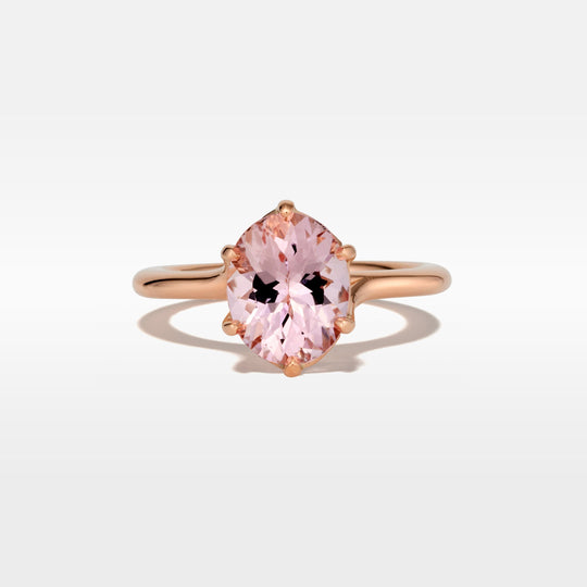 ‘Rumpus’ 2.28ct Morganite 18ct Rose Gold Ring Ring Jason Ree Design 