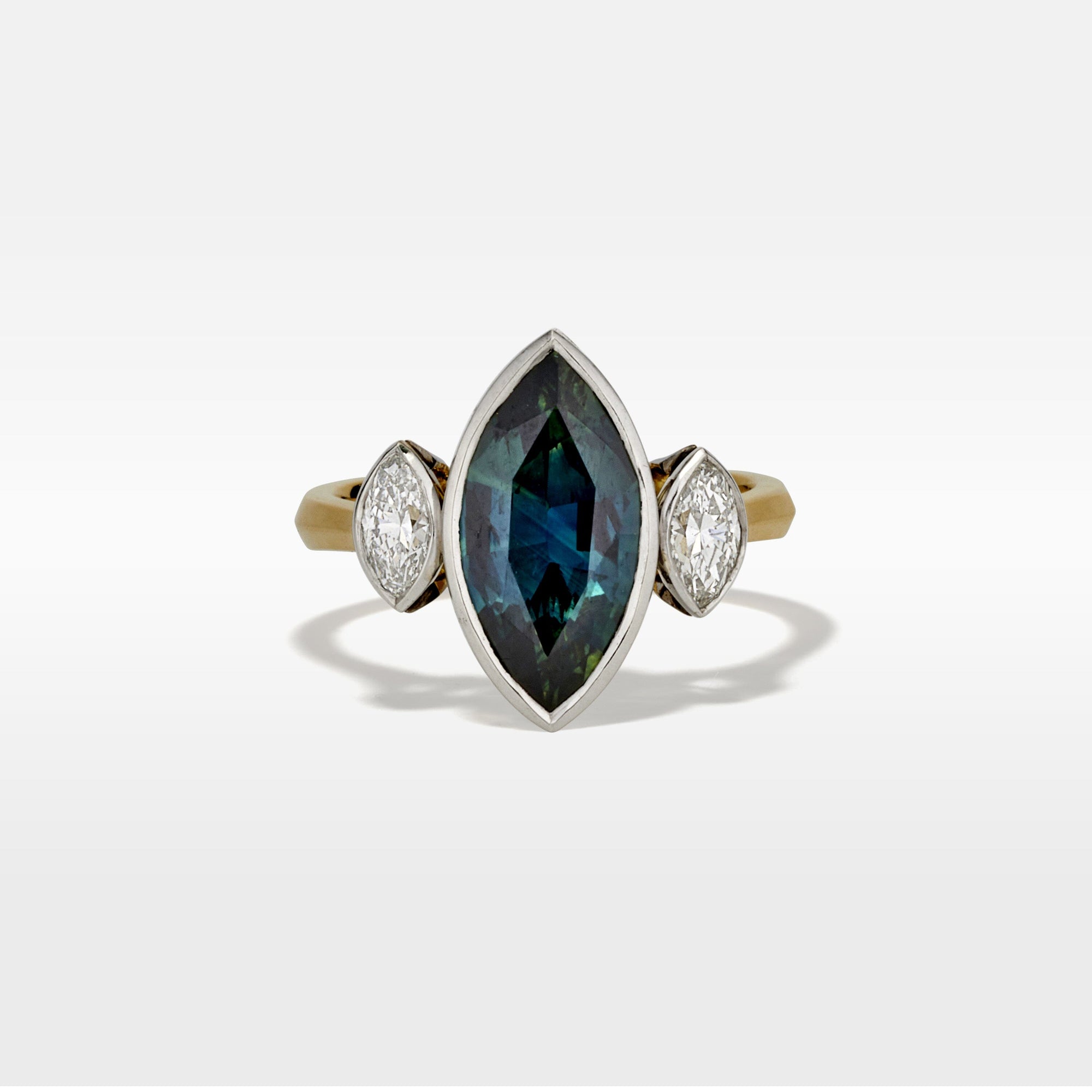 "Marquessa" Australian Sapphire & Diamond Ring Ring JasonRee 