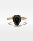 "HighWire Teardrop" 5.14ct Australian Sapphire Diamond Band Engagement Ring Ring JasonRee 