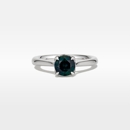 ‘Padma’ 1.17ct No Heat Cert Australian Sapphire Platinum Solitaire Ring Jason Ree Design 