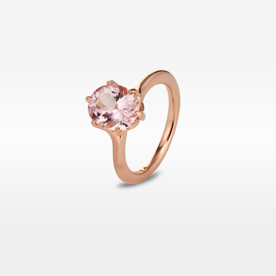 ‘Rumpus’ 2.28ct Morganite 18ct Rose Gold Ring Ring Jason Ree Design 