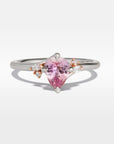 ‘Mistral’ 1.08ct Pink Sapphire Platinum Ring Ring Jason Ree Design 