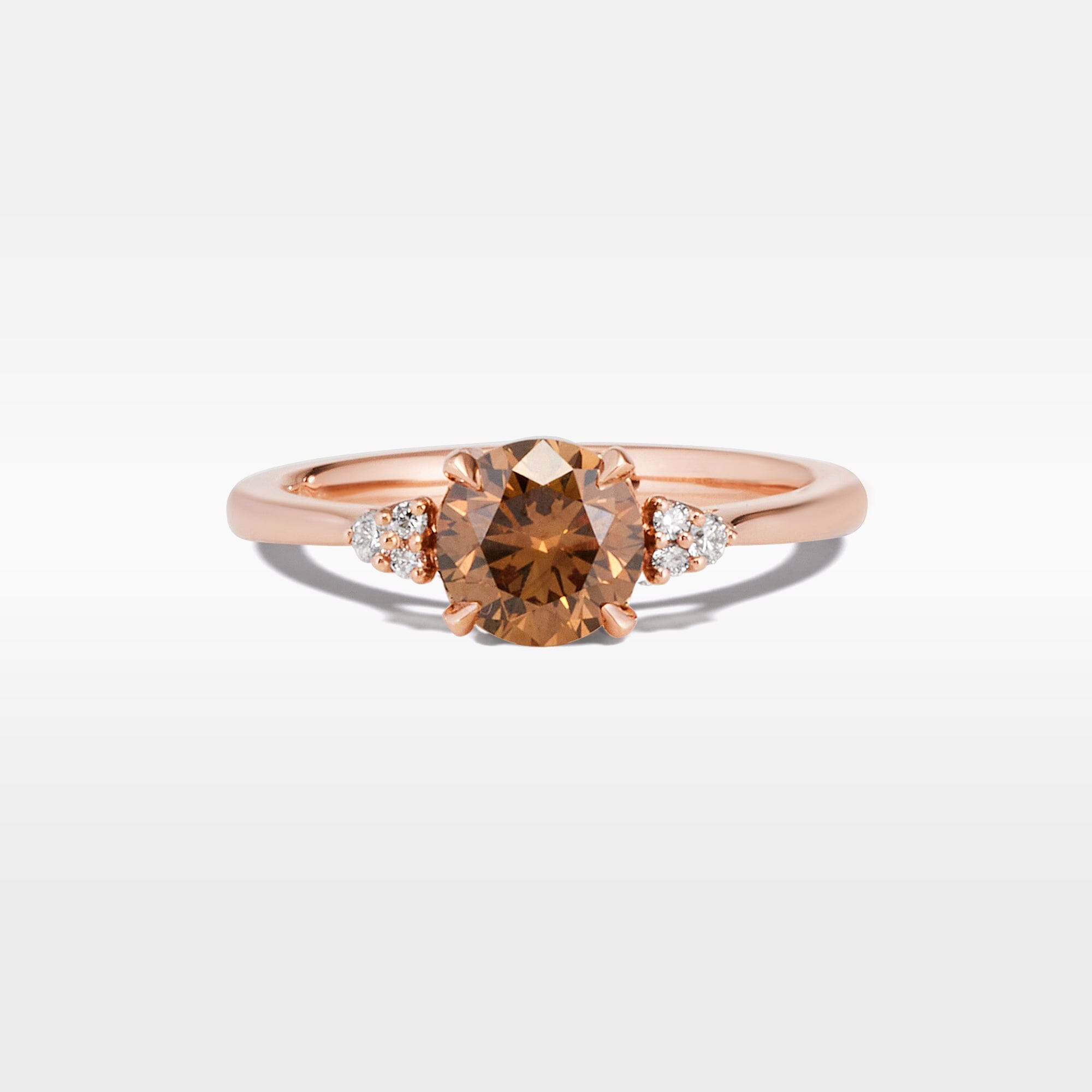 ‘MiMi’ 1.13ct Australian Round Brilliant-cut Diamond Rose Gold Ring Ring Jason Ree Design 