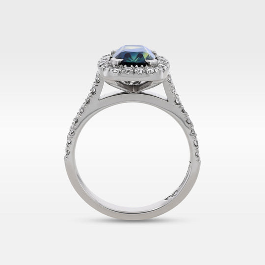 ‘Royale’ 1.99ct Australian Parti Sapphire & Diamond Platinum Ring Ring Jason Ree Design 