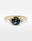 ‘Thea’ 1.21ct Australian Parti Sapphire & Diamond 18ct Yellow Gold Ring Ring Jason Ree Design 