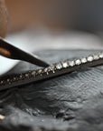 ‘Abyss’ Smokey Quartz & Diamond White Gold Earrings Earrings Jason Ree Design 