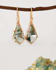 ‘Summit’ Prasiolite Rose Gold Earrings Earrings Jason Ree Design 