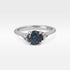 ‘Pia’ 1.19ct Teal Blue Australian Sapphire & Diamond Platinum Ring Ring Jason Ree Design 