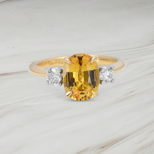 ‘Riverina’ 1.92ct Gold Australian Sapphire & Diamond Ring