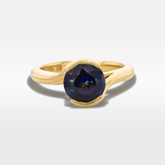 ‘Sirocco’ 1.61ct Australian Blue Green Sapphire Gold Ring Ring Jason Ree Design 