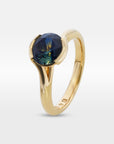 ‘Sirocco’ 1.61ct Australian Blue Green Sapphire Gold Ring Ring Jason Ree Design 