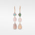 ‘Landslide’ Australian Crystal Opal Yellow Gold Earrings Earrings Jason Ree Design 