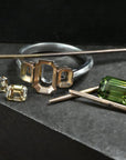 ‘Dryad’ 2.52ct Australian Green Sapphire & Arglye Diamond Ring Ring Jason Ree Design 