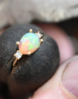 ‘Nimbus’ 1.98ct Crystal Opal & Diamond Gold Ring Ring Jason Ree Design 