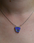 ‘Despina’ 7.1ct Australian Boulder Opal & Diamond 18ct Necklace Necklace Jason Ree Design 