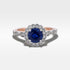 "Periwinkle" Sapphire & Diamond Engagement Ring Ring JasonRee 