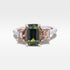 ‘Dryad’ 2.52ct Australian Green Sapphire & Arglye Diamond Ring Ring Jason Ree Design 