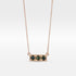 ‘Esme’ Vintage inspired Australian Sapphire Yellow Gold Necklace Necklace Jason Ree Design 