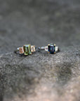 ‘Dryad’ 2.52ct Australian Green Sapphire & Arglye Champagne Diamond Ring Ring Jason Ree Design 