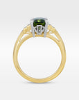 ‘Lillian’ 1.97ct Australian Green Sapphire & Diamond Ring Ring Jason Ree Design 