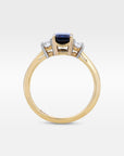 ‘Iris’ Australian Sapphire & Diamond Ring Ring Jason Ree Design 