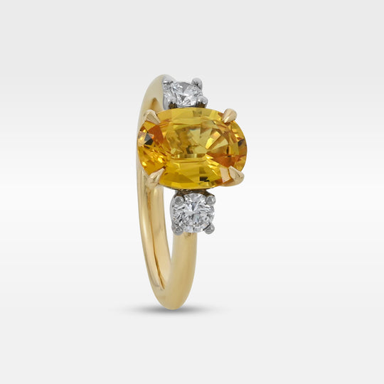 ‘Riverina’ 1.92ct Gold Australian Sapphire & Diamond Ring Ring Jason Ree Design 