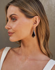 ‘Abyss’ Smokey Quartz & Diamond White Gold Earrings Earrings Jason Ree Design 