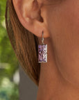 ‘Chasm’ Amethyst White Gold Earrings Earrings Jason Ree Design 