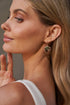 ‘Plateau’ Prasiolite Rose gold Earrings Earrings Jason Ree Design 