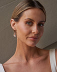 ‘Pinnacle’ Tourmaline in Quartz Rose Gold Earrings Earrings Jason Ree Design 
