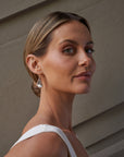 ‘Pinnacle’ Tourmaline in Quartz Rose Gold Earrings Earrings Jason Ree Design 