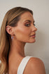 ‘Peak’ Lavender Quartz & Peacock Pearl Rose Gold Earrings Earrings Jason Ree Design 