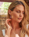 ‘Crevasse’ Yellow Gold Amethyst Earrings Earrings Jason Ree Design 
