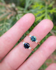 ‘Riverina Round’ 1.11ct Australian Blue sapphire & diamond ring Ring Jason Ree Design 