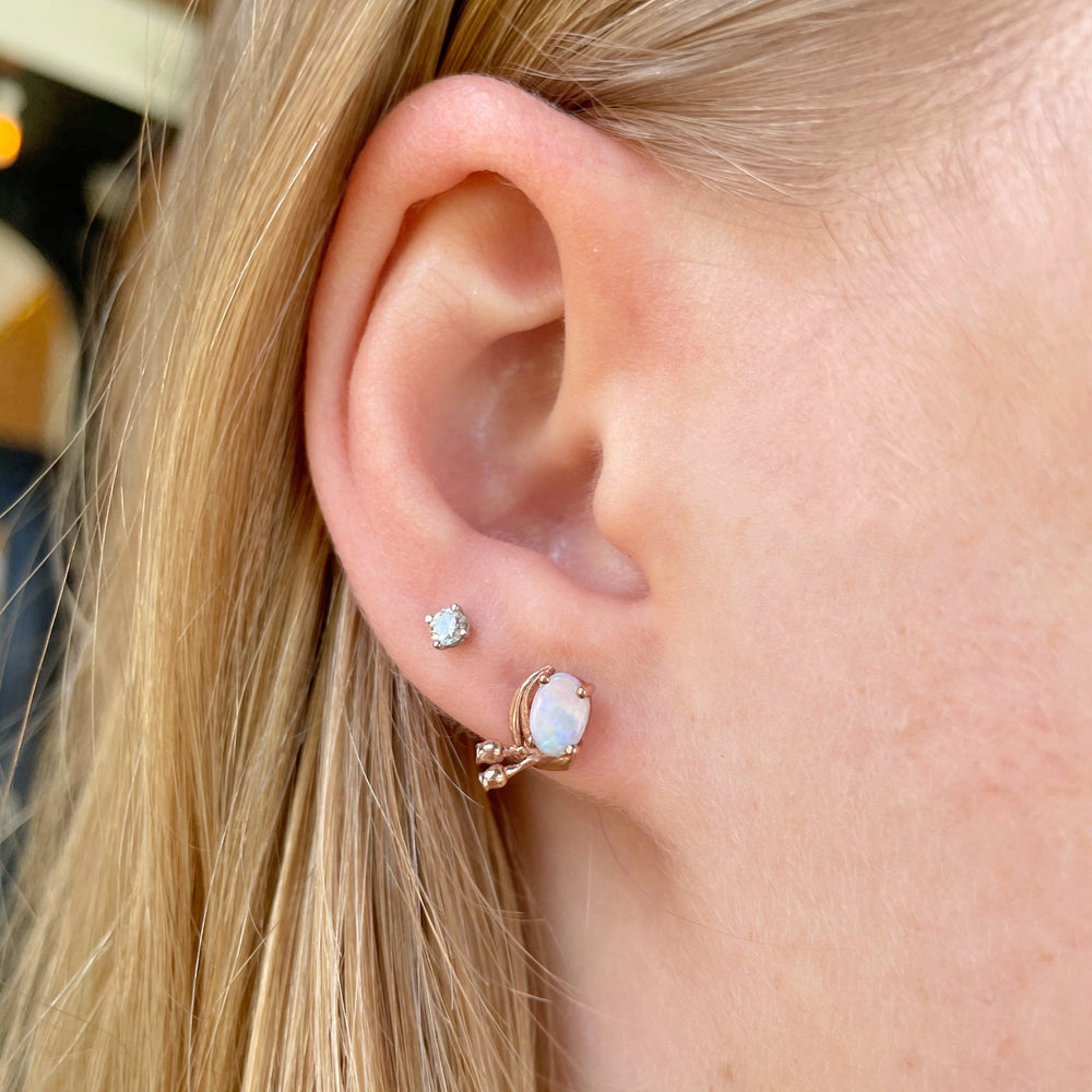 "Gumleaf" Opal 9ct Studs Earrings JasonRee 