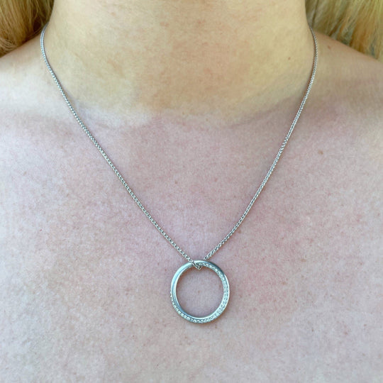 "Mobius" Diamond and White Gold Ring / Pendant Ring Jason Ree Design 