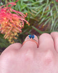 ‘Tempest’ 1.99ct Australian blue sapphire rose gold ring Ring Jason Ree Design 