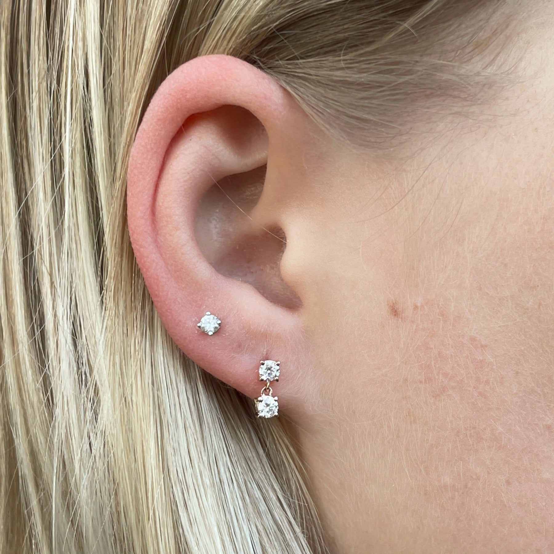 Tillie Lab Grown Diamond Stud Earrings