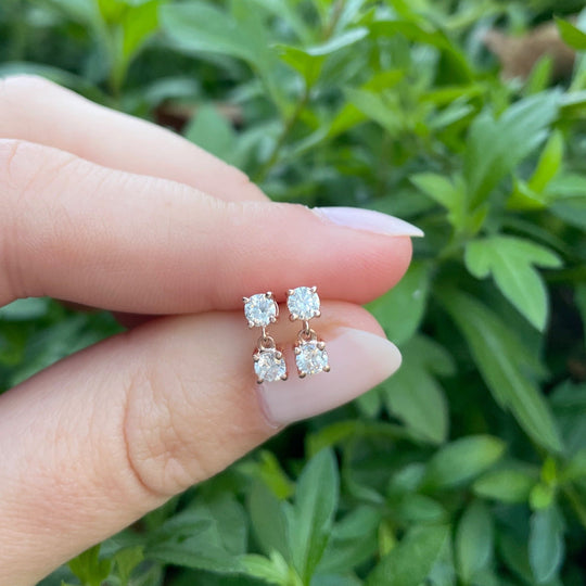 'Bijou' Lab Grown Diamond Dangle Earrings Earrings Jason Ree Design 
