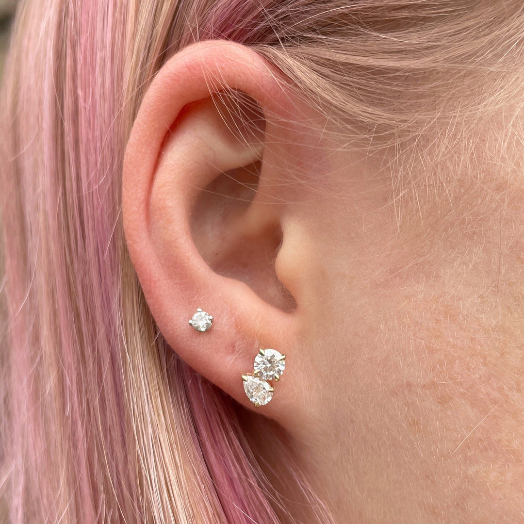‘Toi & Moi’ LAB GROWN Diamond Earrings Earrings Jason Ree Design 