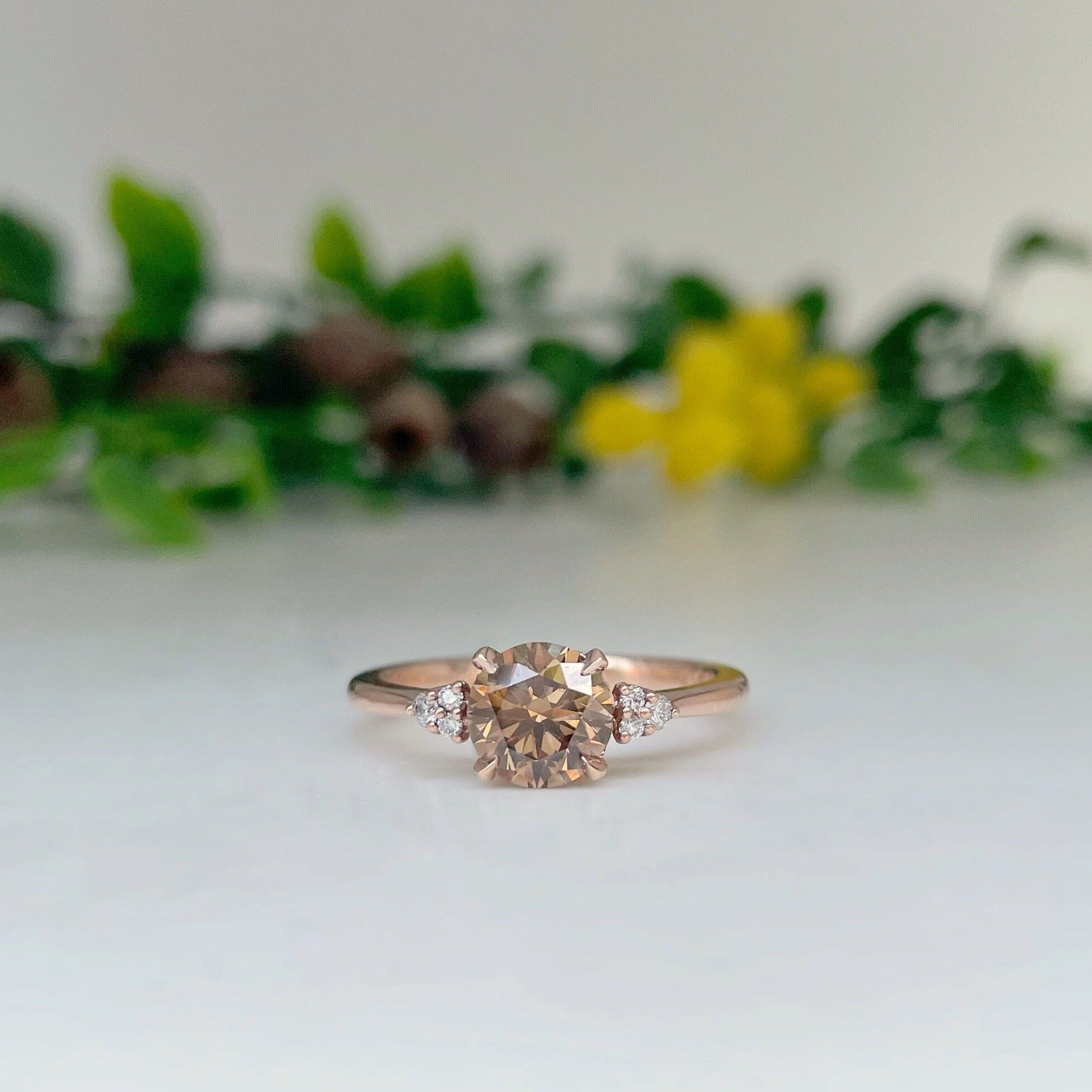 ‘MiMi’ 1.13ct Australian Round Brilliant-cut Diamond Rose Gold Ring Ring Jason Ree Design 
