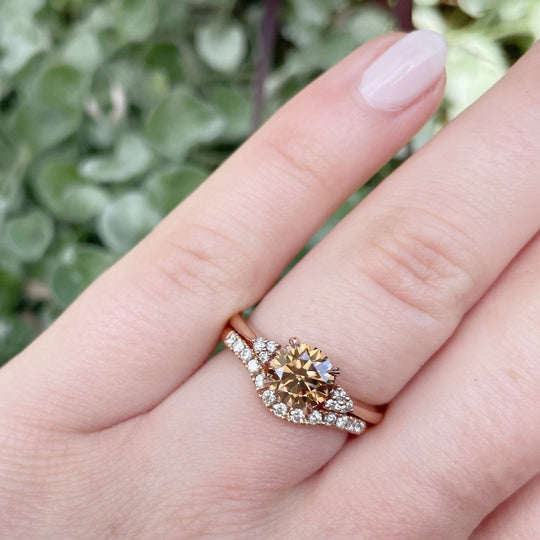‘MiMi’ 1.13ct Australian Round Brilliant-cut Diamond Rose Gold Ring Ring Jason Ree Design 