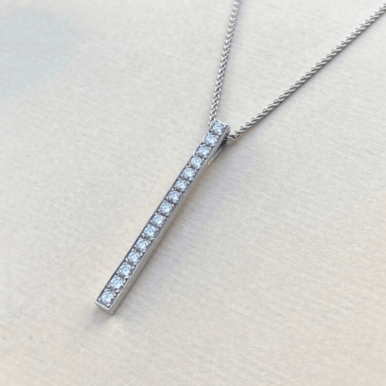 "Vertigo" 18ct white gold Diamond Pendant Pendant JasonRee 