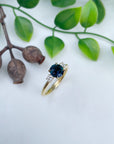 ‘Riverina Round’ 1.11ct Australian Blue sapphire & diamond ring Ring Jason Ree Design 