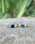‘Riverina Round’ 1.11ct Australian Blue sapphire & diamond ring Ring Jason Ree Design 