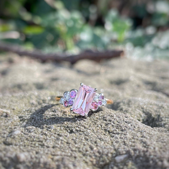 "Moscato" 1.20ct Pink Sapphire & Diamond Ring Ring JasonRee 